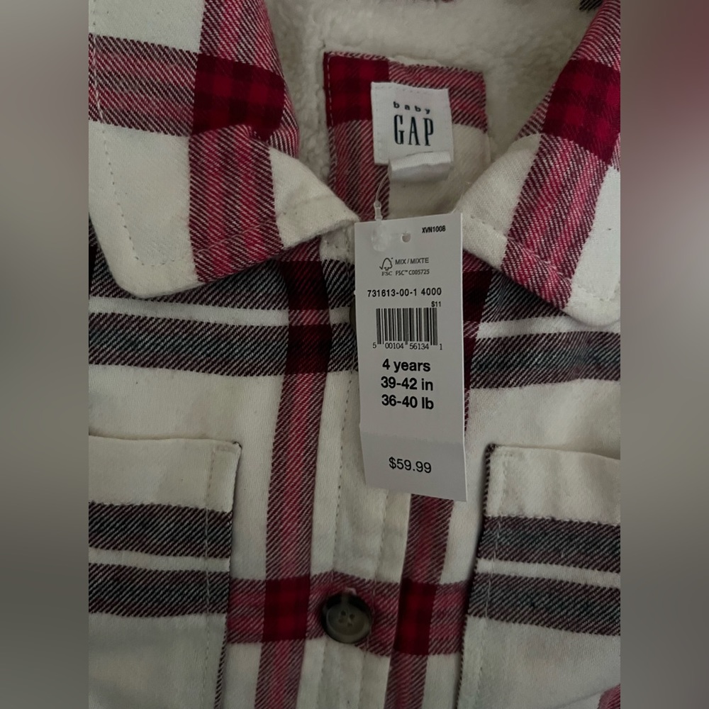 Flannel Sherpa jacket